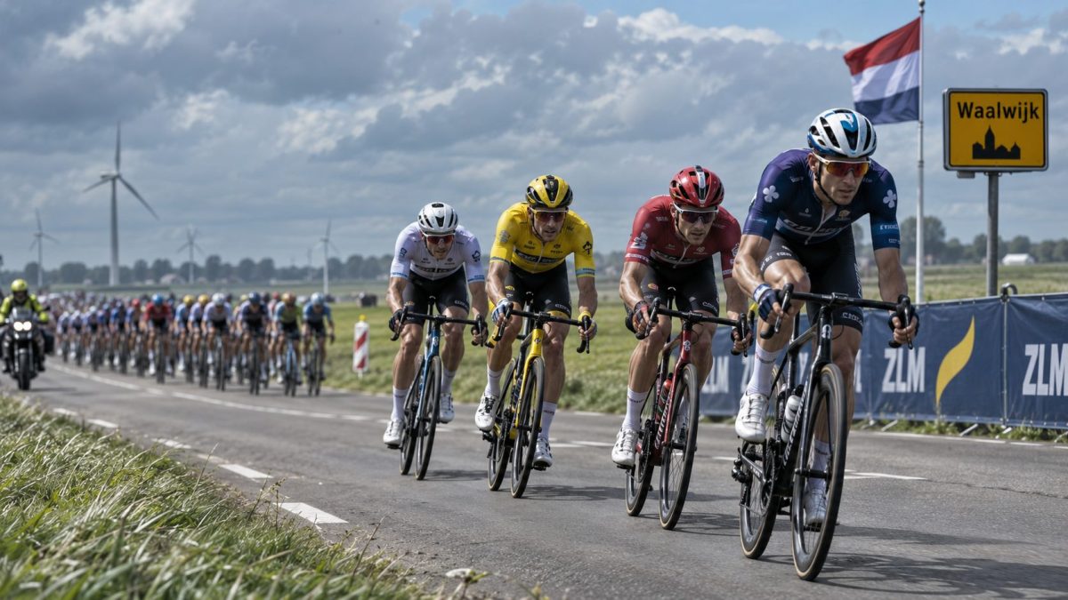 Le peloton du ZLM Tour 2026