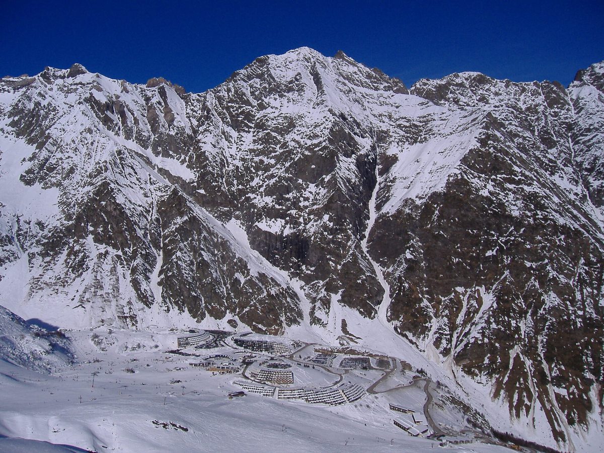 La station de Piau Engaly en hiver